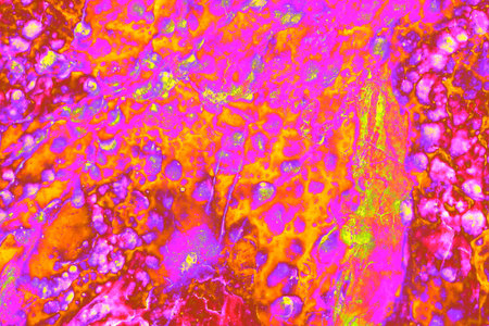 Texture of natural stone. Natural pattern, cracks and uneven surface on stone block. Changed color...