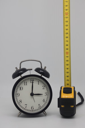 Roulette and clock, space and time, hours and minutes, centimeters and inches. diet and fitness...
