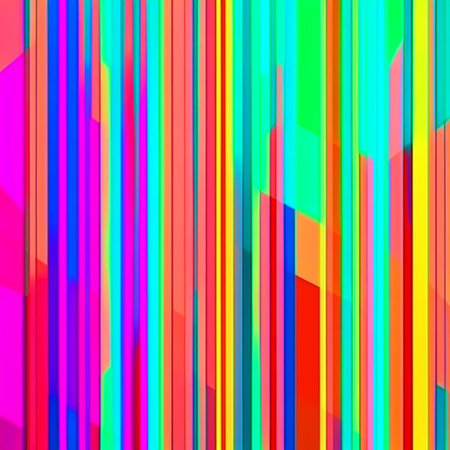 Abstract colorful illustration. Colorful abstract background with repeating curves of parallel lines. AI generatedの素材