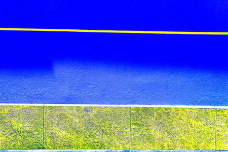 White wall and concrete floor as background or texture with shadow