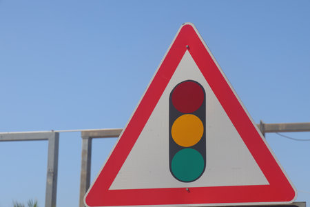 road signs, traffic sign, traffic rules in Turkeyの写真素材