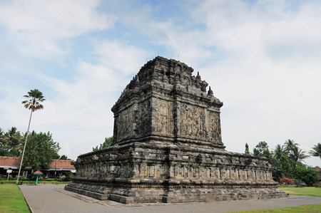 Hindu temple  Java island, Indonesiaの写真素材