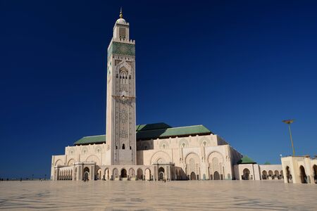 Morocco. The Hassan II Mosque in Casablancaの写真素材