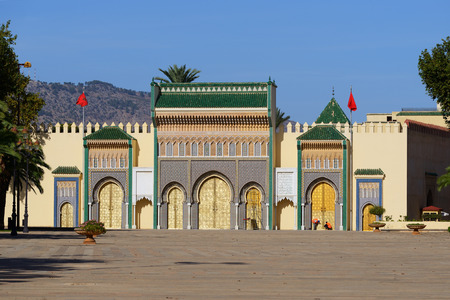Morocco. The Royal Palace in Fesのeditorial素材