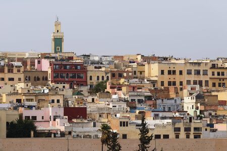The medina of Meknes, Moroccoの写真素材