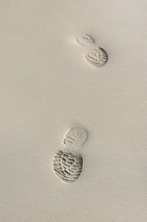 Footprints in the sand