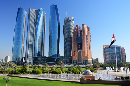 Skyscrapers of Abu-Dhabi.のeditorial素材