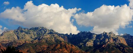 Panorama of mountains of the Socotra island, Yemen.
