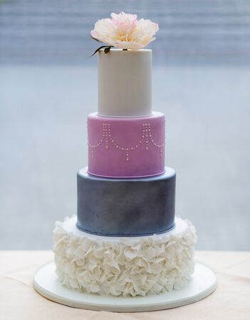 Beautiful wedding cake.の写真素材