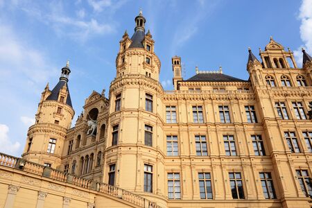 Schwerin Castle, Germany.の写真素材