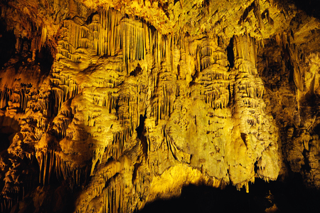 Beautiful view of Dim Magarasi cave in Turkey.の写真素材