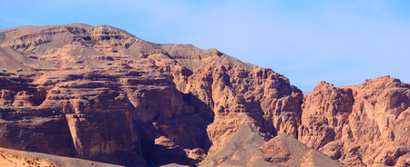View of Sinai mountains in Egypt.