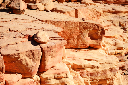 Coloured Canyon in the Sinai desert, Egypt.の写真素材