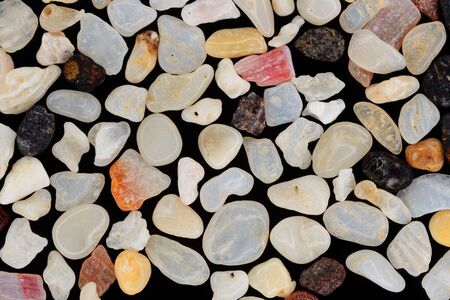 Extreme close-up of coral sand grains. Galapagos islands.