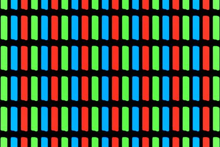 Extreme close up of a mobile LCD screen.
