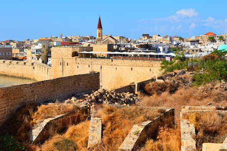 Acre city fortress and harbor. Unesco heritage.