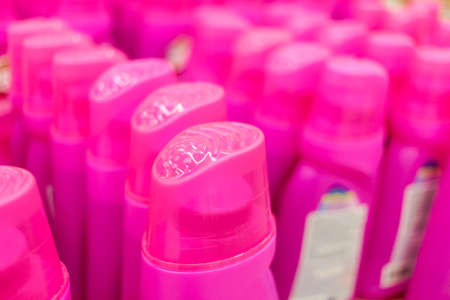 Products in supermarket. World consumption problem.の写真素材