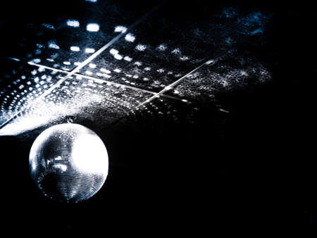 Mirrorrball at a nignt clubの写真素材