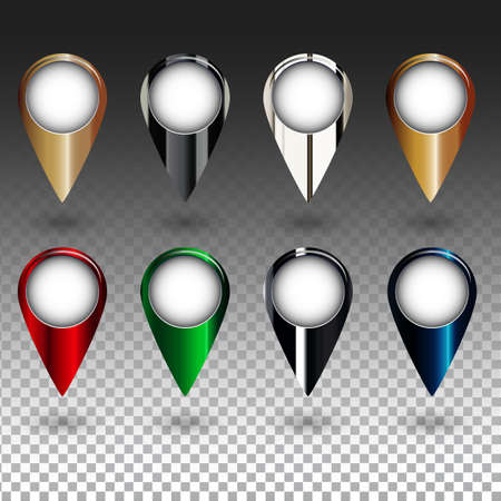 Map pointer on transparent.のイラスト素材