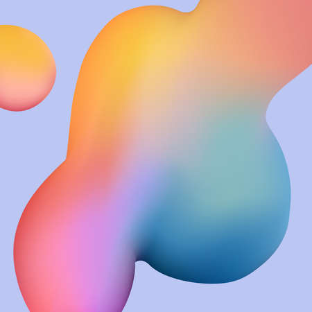 Vector illustration of liquid colored covers. liquid form composition. Futuristic design poster.ter.