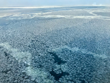 Helsinki, Finland, February 2018 - A large body of water. High quality photo