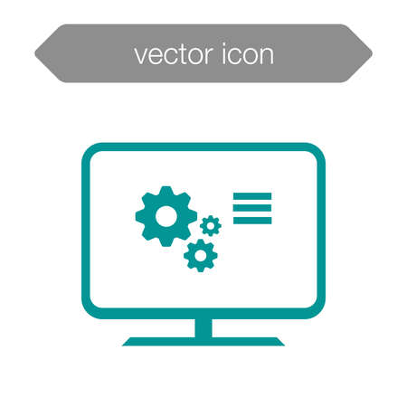 Presentation board concept illustration icon. Chart figures analysis concept illustration icon. Education concept illustration icon. Business concept illustration icon.の写真素材
