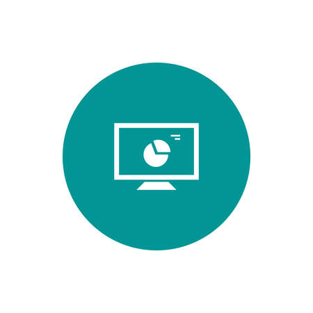 Blackboard icon. Education icon. Presentation board icon. Chart board icon. Business icon.の写真素材