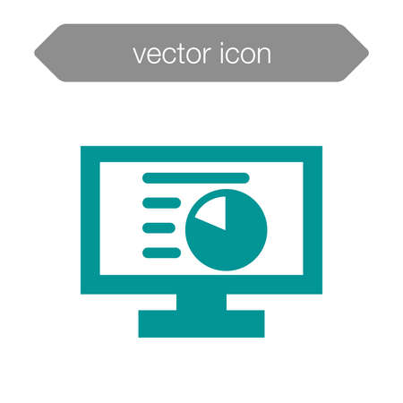 Blackboard icon. Education icon. Presentation board icon. Chart board icon. Business icon.の写真素材