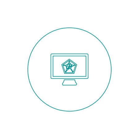 Blackboard icon. Education icon. Presentation board icon. Chart board icon. Business icon.の写真素材