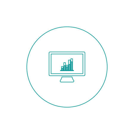 Blackboard icon. Education icon. Presentation board icon. Chart board icon. Business icon.の写真素材