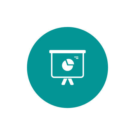 Blackboard icon. Education icon. Presentation board icon. Chart board icon. Business icon.の写真素材