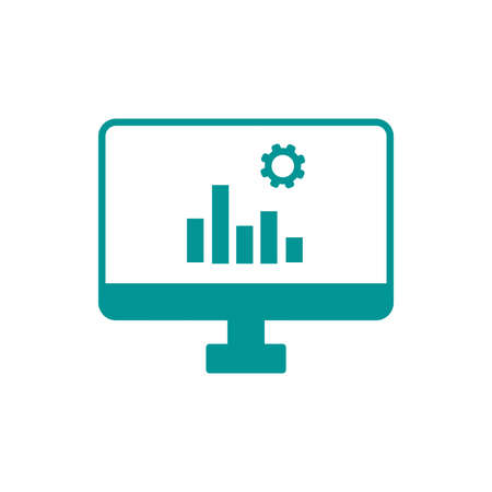 Blackboard icon. Education icon. Presentation board icon. Chart board icon. Business icon.の写真素材