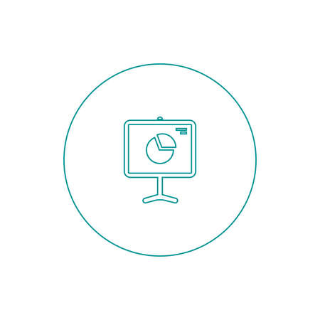 Blackboard icon. Education icon. Presentation board icon. Chart board icon. Business icon.の写真素材