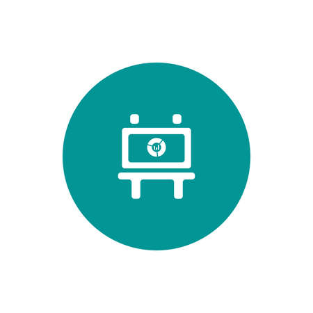 Blackboard icon. Education icon. Presentation board icon. Chart board icon. Business icon.の写真素材