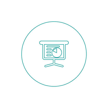Blackboard icon. Education icon. Presentation board icon. Chart board icon. Business icon.の写真素材