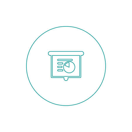 Blackboard icon. Education icon. Presentation board icon. Chart board icon. Business icon.の写真素材