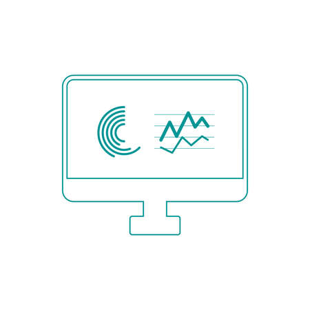 Blackboard icon. Education icon. Presentation board icon. Chart board icon. Business icon.の写真素材