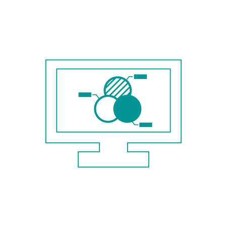 Blackboard icon. Education icon. Presentation board icon. Chart board icon. Business icon.の写真素材