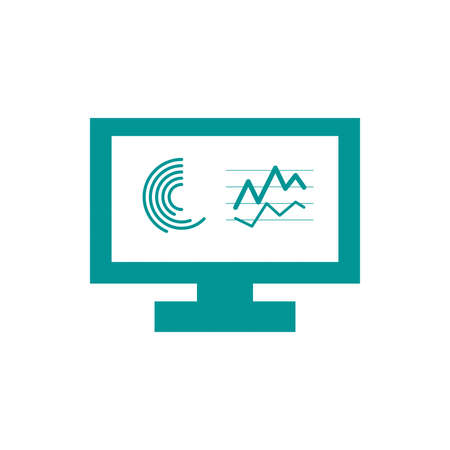 Blackboard icon. Education icon. Presentation board icon. Chart board icon. Business icon.の写真素材