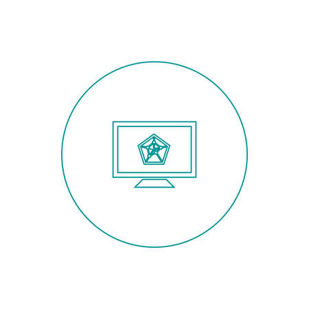 Blackboard icon. Education icon. Presentation board icon. Chart board icon. Business icon.の写真素材