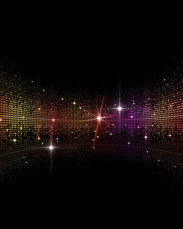 abstract multicolor music disco party events backgroundの写真素材