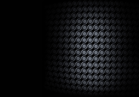 dark minimalistic sound speakers music background for party eventsの写真素材