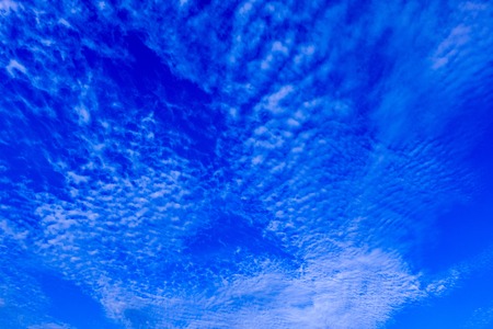 A little clouds with blue sky on the morning for background and wallpaper.Freshness and freedom concept.の写真素材