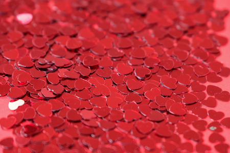 Many beautiful red hearts for background use for valentines â€˜s day celebration.