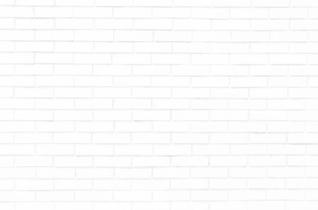 White brick wall for background and texture.