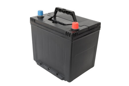 car battery 12v, cut outの写真素材