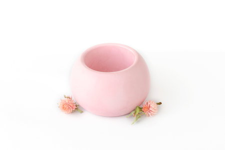 Handmade plaster close up on isolated backgroundの写真素材