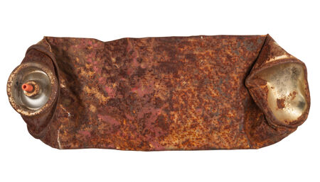 Rusty spray can