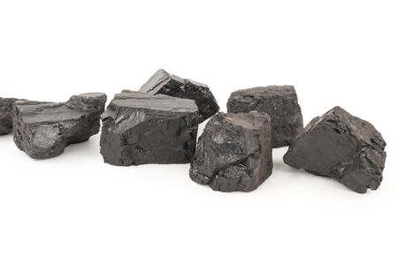 Pieces of coalの写真素材