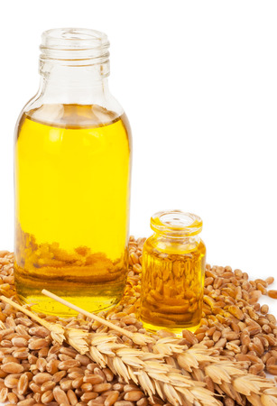 wheat germ oilの写真素材